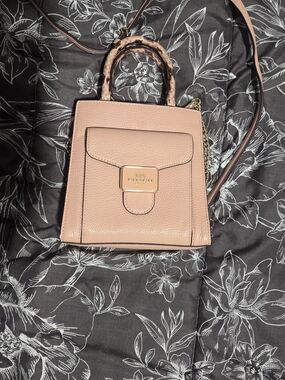 COACH Blush Pink Leather Top-Handle Crossbody Bag